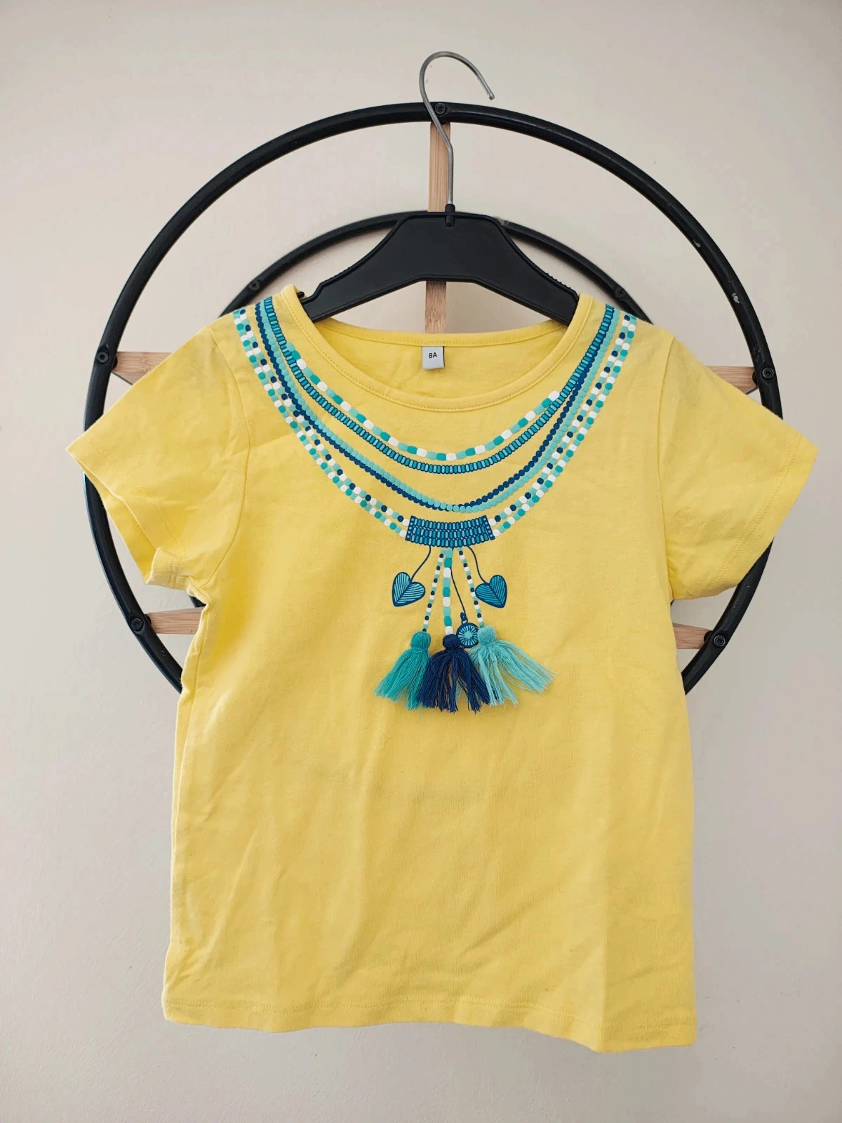 8 ans Teeshirt été pompom